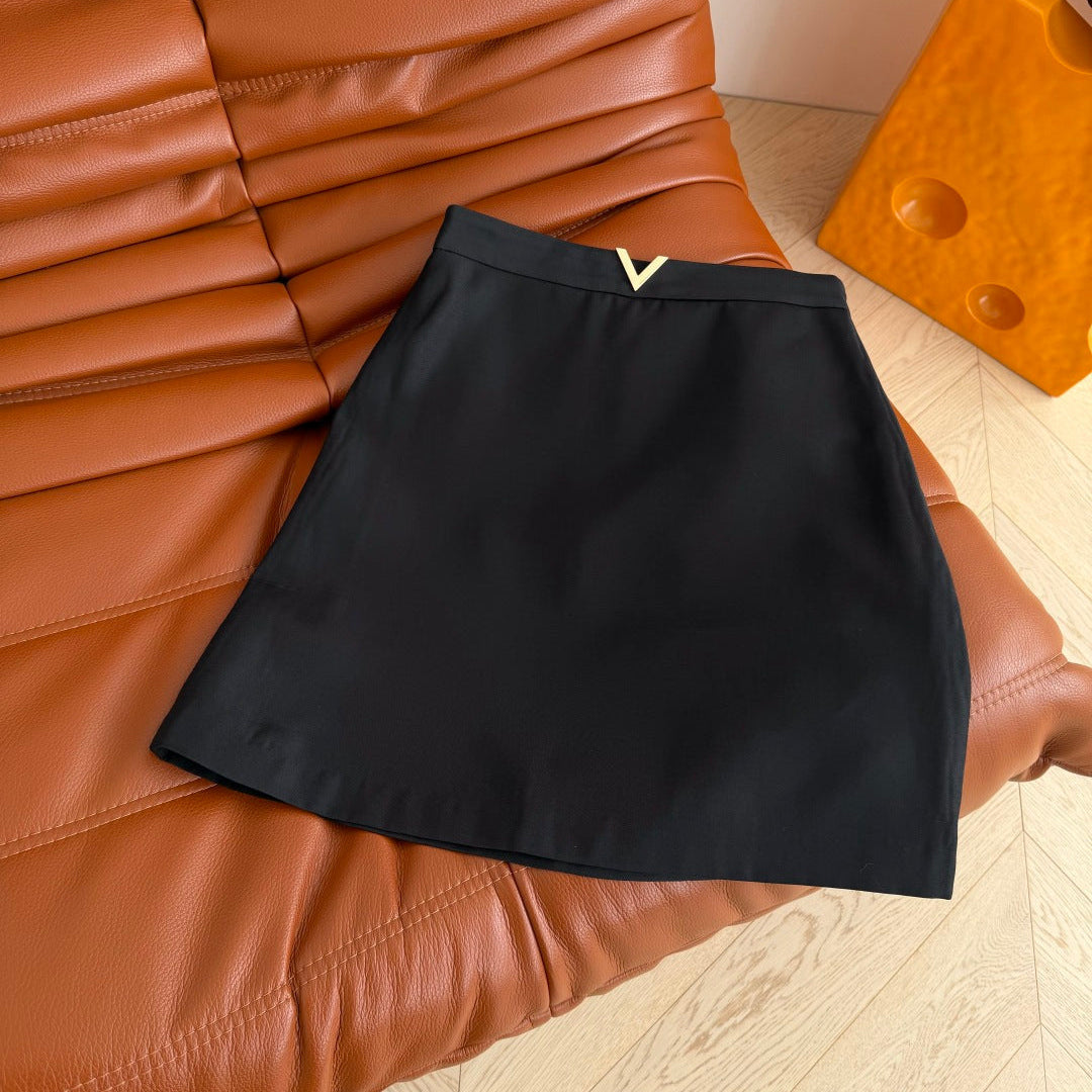 Valentino Garavani Short Flared Dress Black Wool Silk 341440