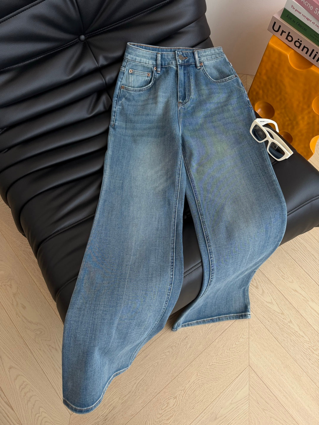 Valentino Jeans Long Legs Wash Blue Denim 384831