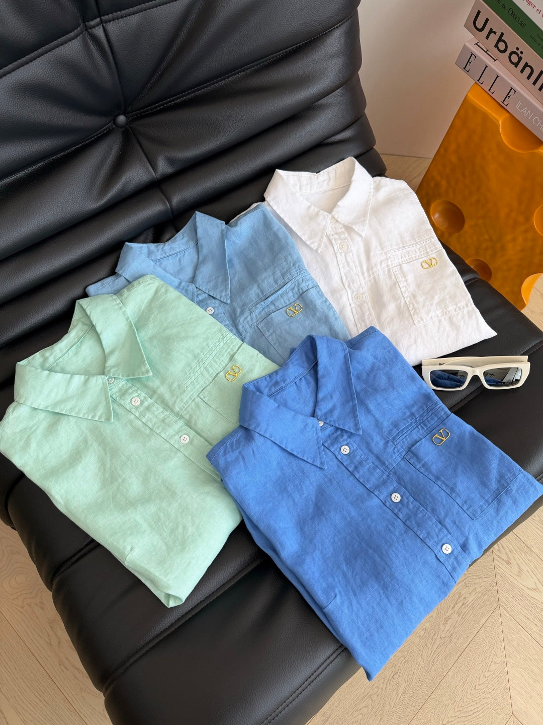 Valentino 26s Shirt Linen 396146