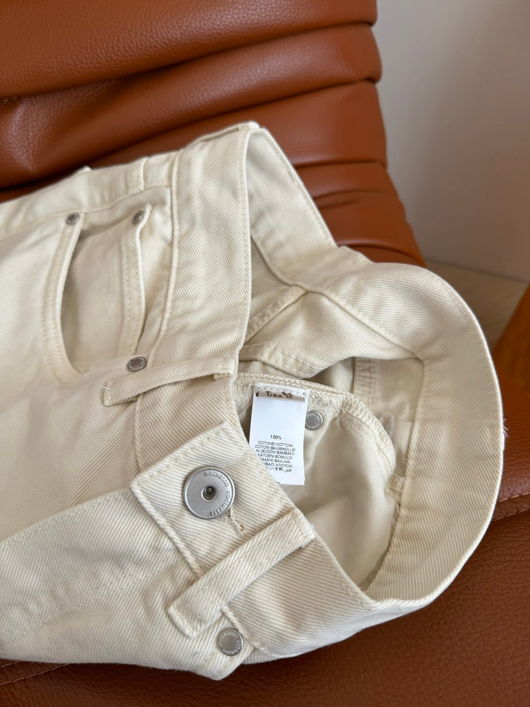 LP 26s Jeans Light Beige Cotton 396162