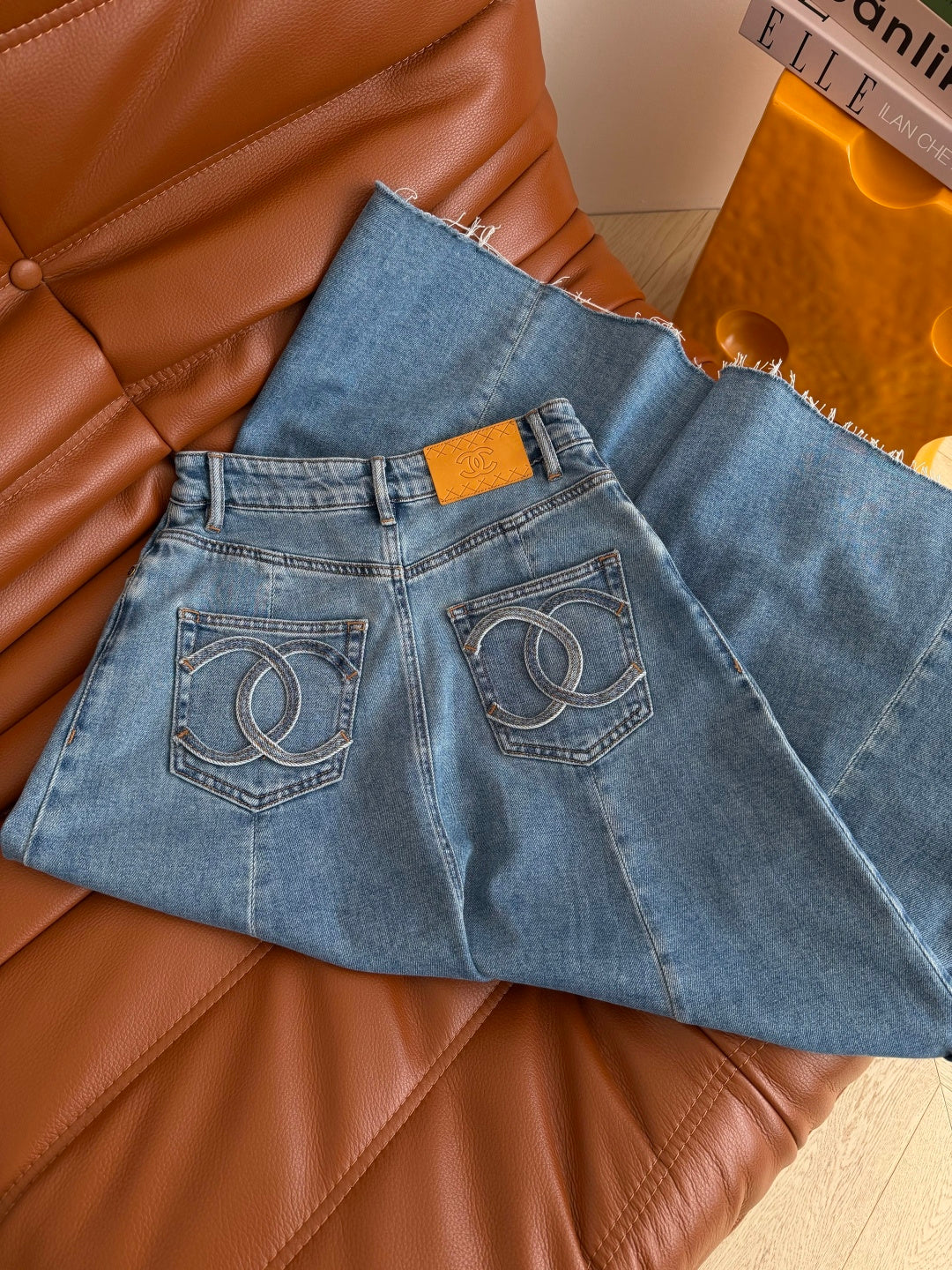 CC 26s Maxi Skirt Blue Denim 396166