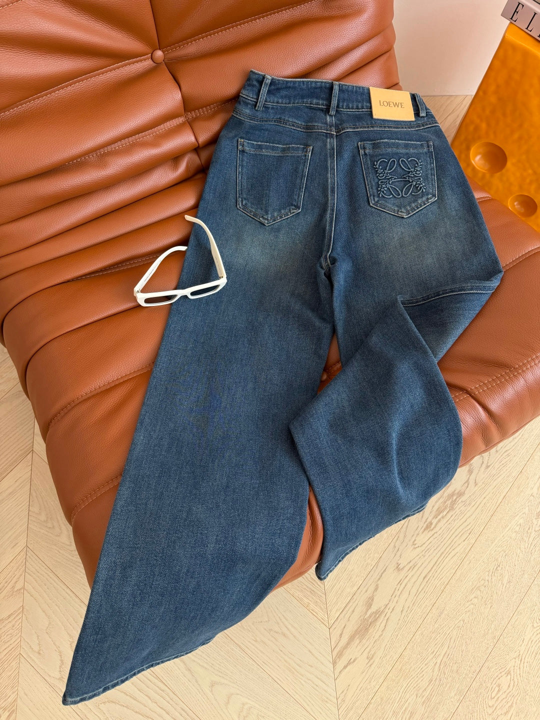 Loewe 26s Straight Leg Jeans Dusty Blue Denim 420918
