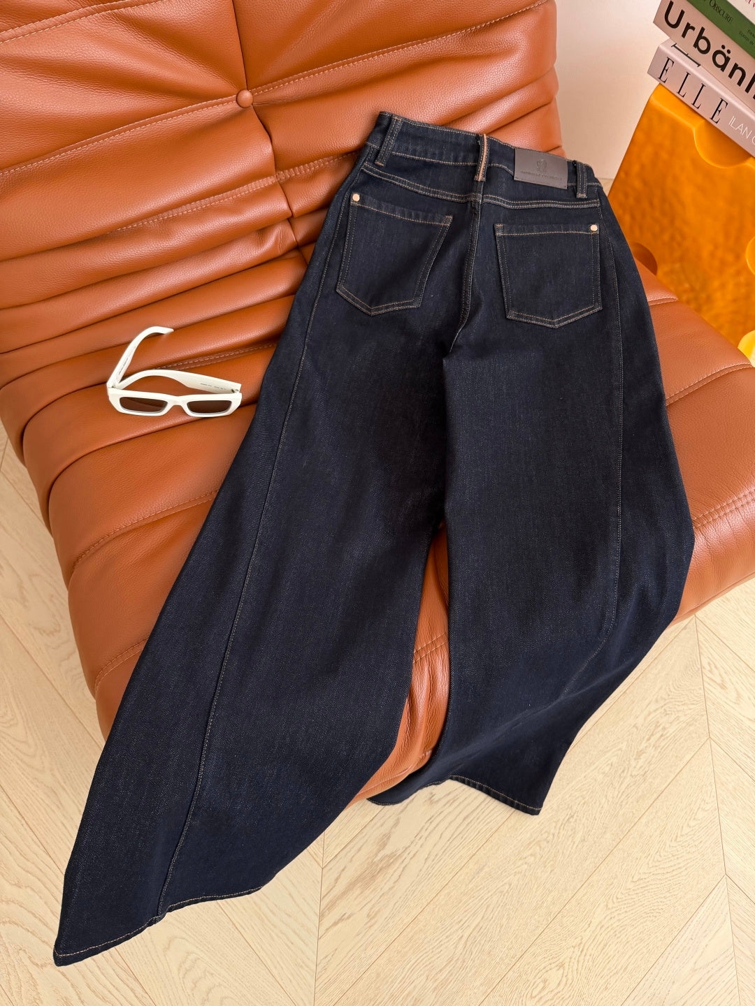 Brunello Cucinelli 26s Dark Blue Jeans 412200