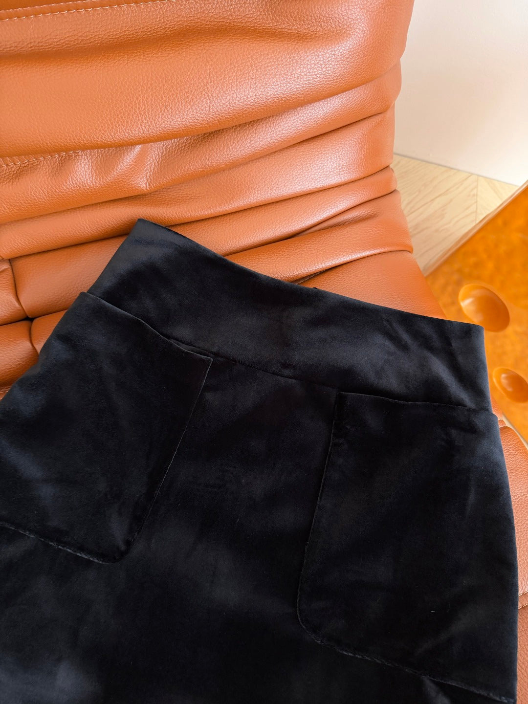 CC 26s Midi Skirt Black Velvet 424369
