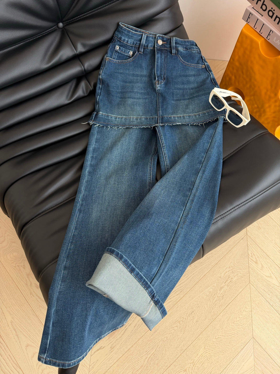 Prada 26s Flared Jeans Dusty Blue Denim 424224