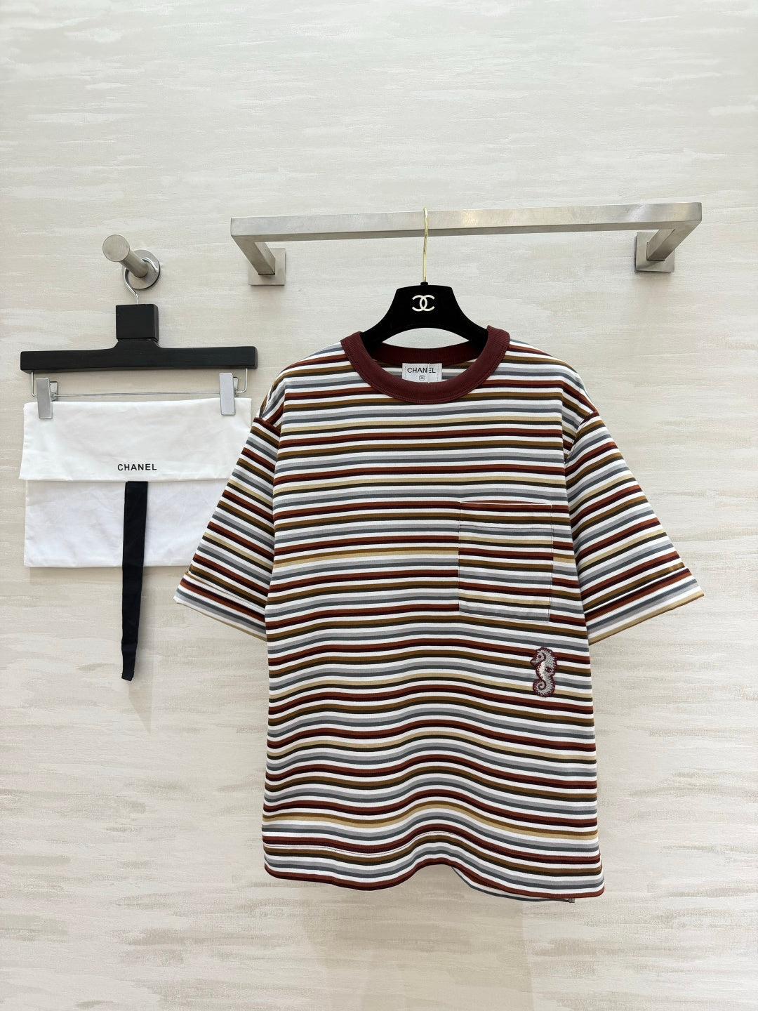 CC Cocobeach T-Shirt Brown Green Cotton 394175