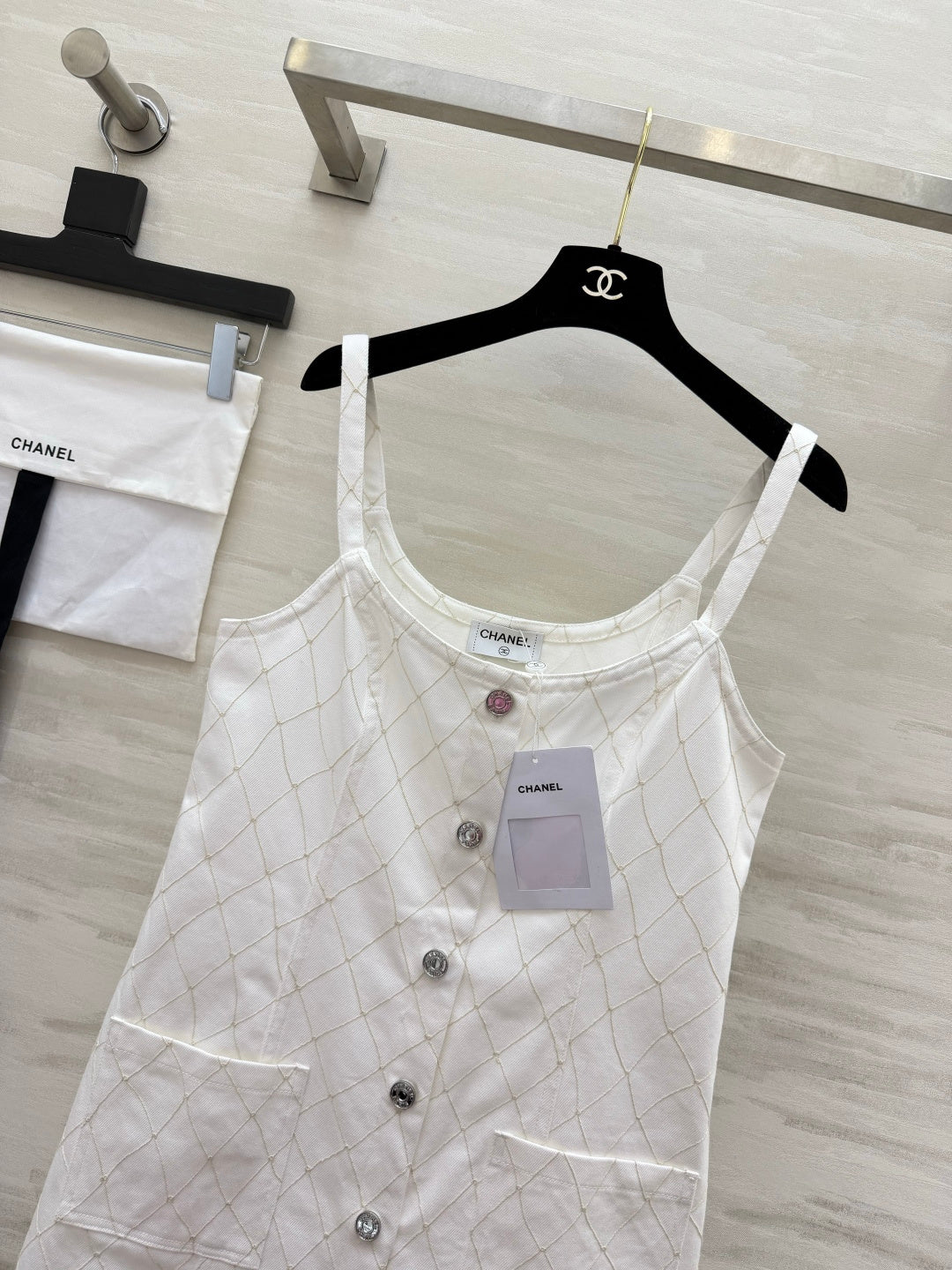 CC 26s Coco Beach Slip Dress White Cotton 397004