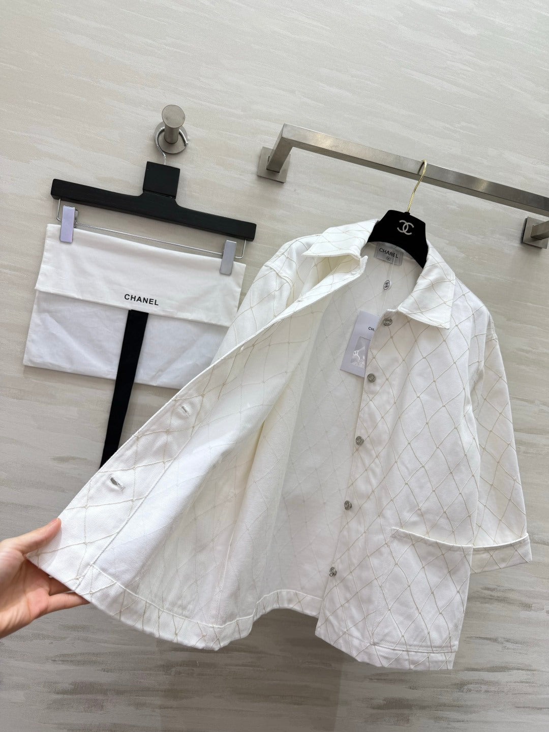 CC 26s Coco Beach Jacket White Cotton 396993