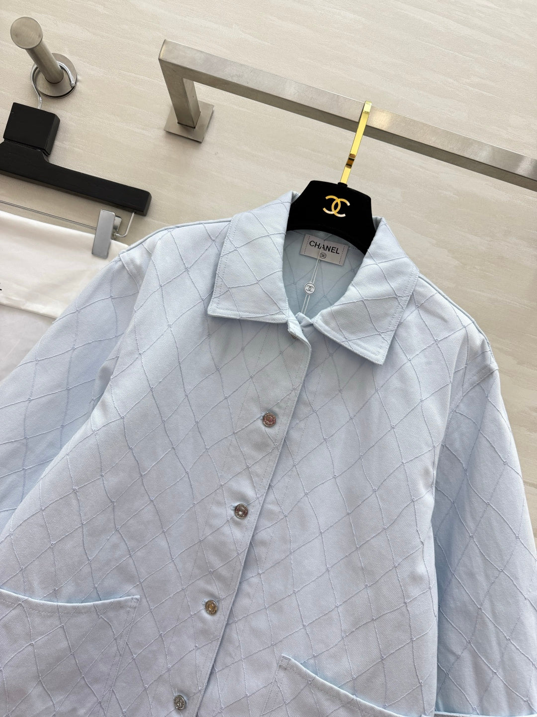 CC 26s Coco Beach Jacket Light Blue Cotton 396995