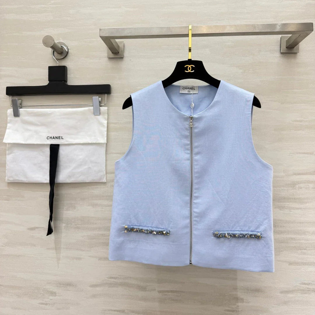 Chanel 2026 Vest Shirt Cotton-Linen 398793