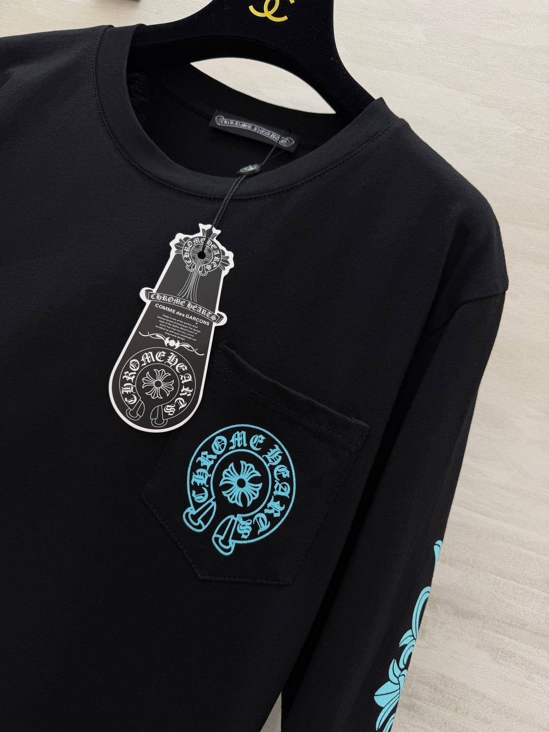 Chrome Hearts Tiffany Blue Long-Sleeve T-Shirt 410353
