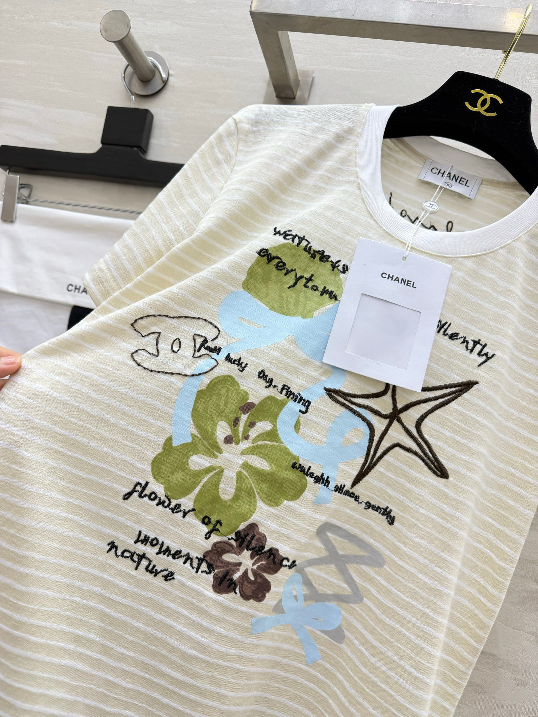 CC 26s Short-Sleeve T-Shirt Cream Cotton 412095
