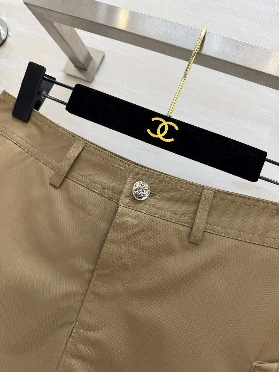 CC 26s Cargo Skirt Khaki Cotton 412080