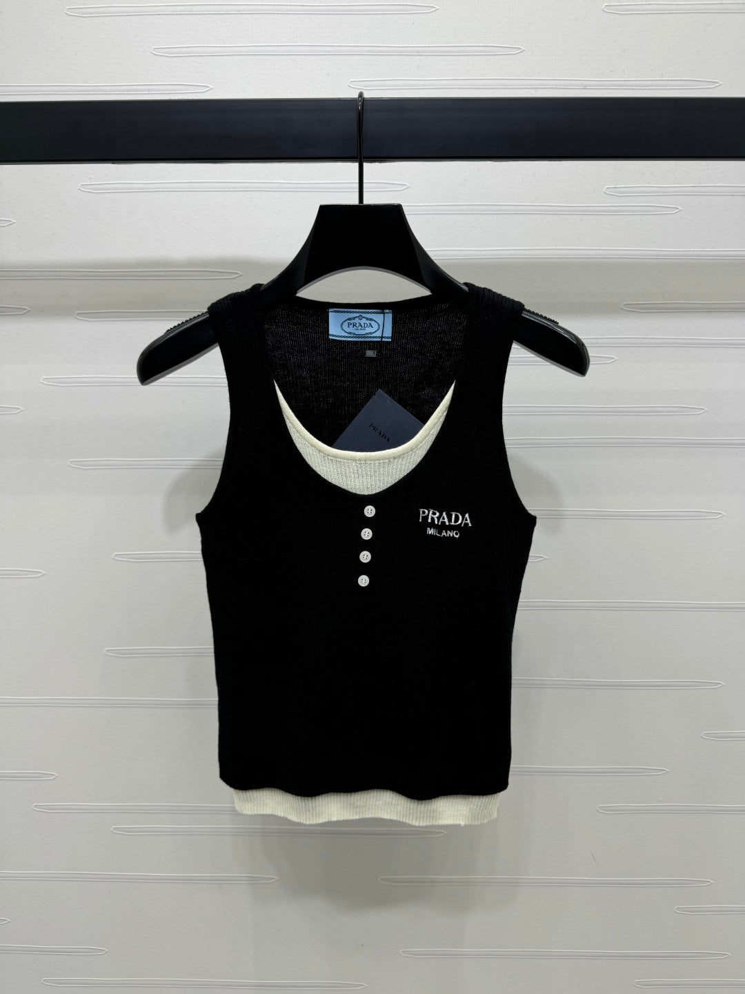 Prada 25 Tank Top Wool with Acrylic 233445