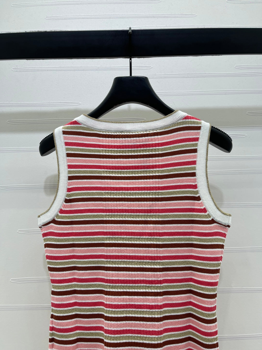 CC Sleeveless Striped Top Multicolor Tencel 351049