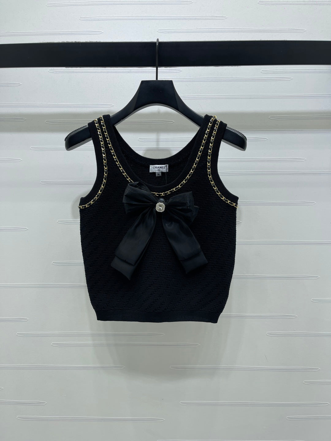 CC 26 Spring/Summer Top Black Wool Yarn 343439