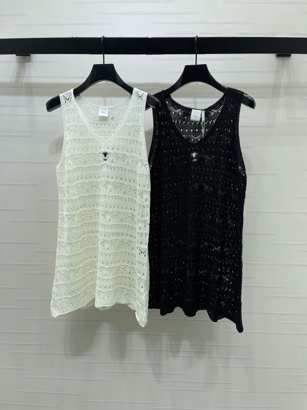 CD Knit Vest Dress Cotton 392669