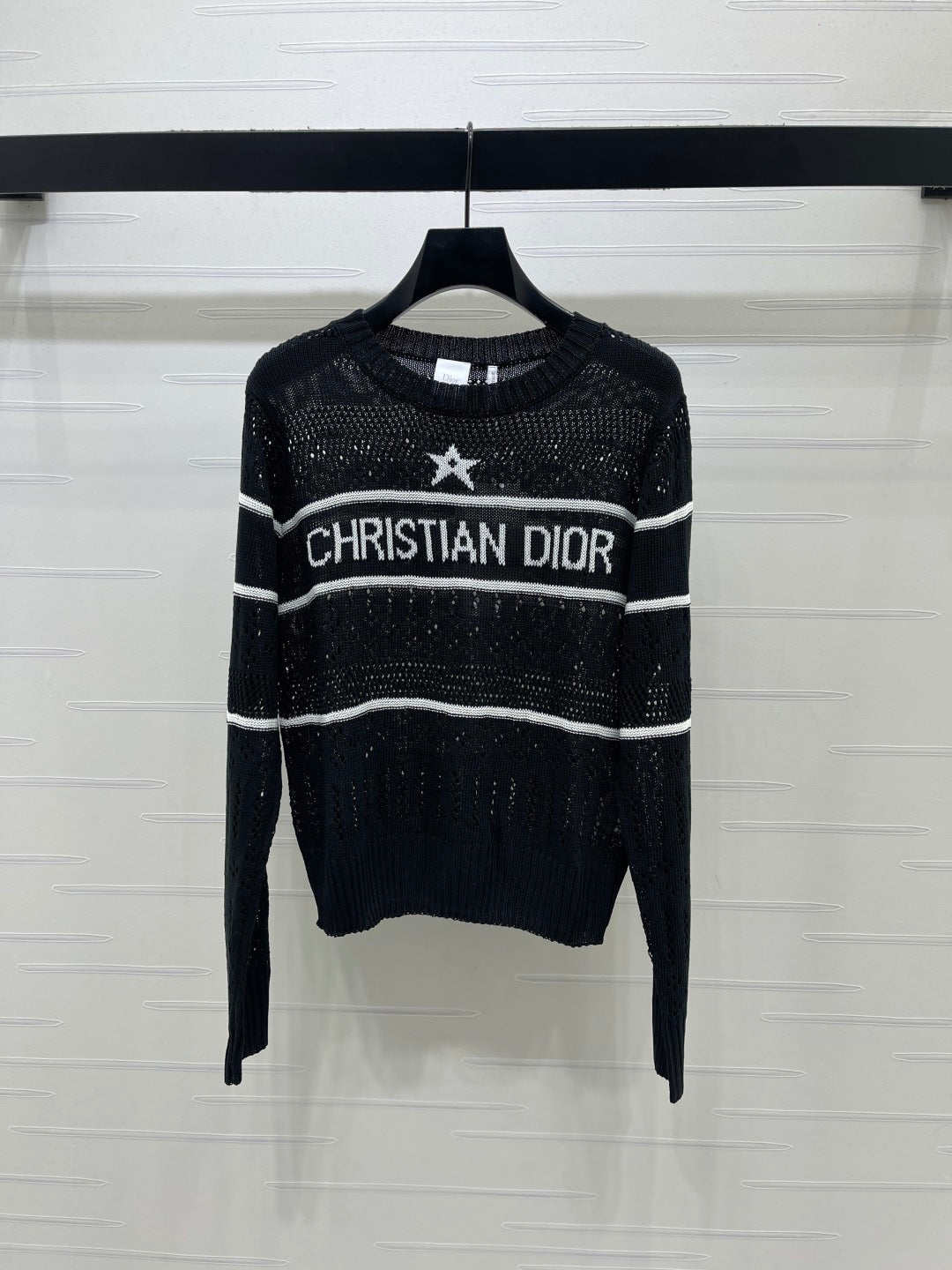 CD 26s Short-Sleeved Sweater Black Wool 410777
