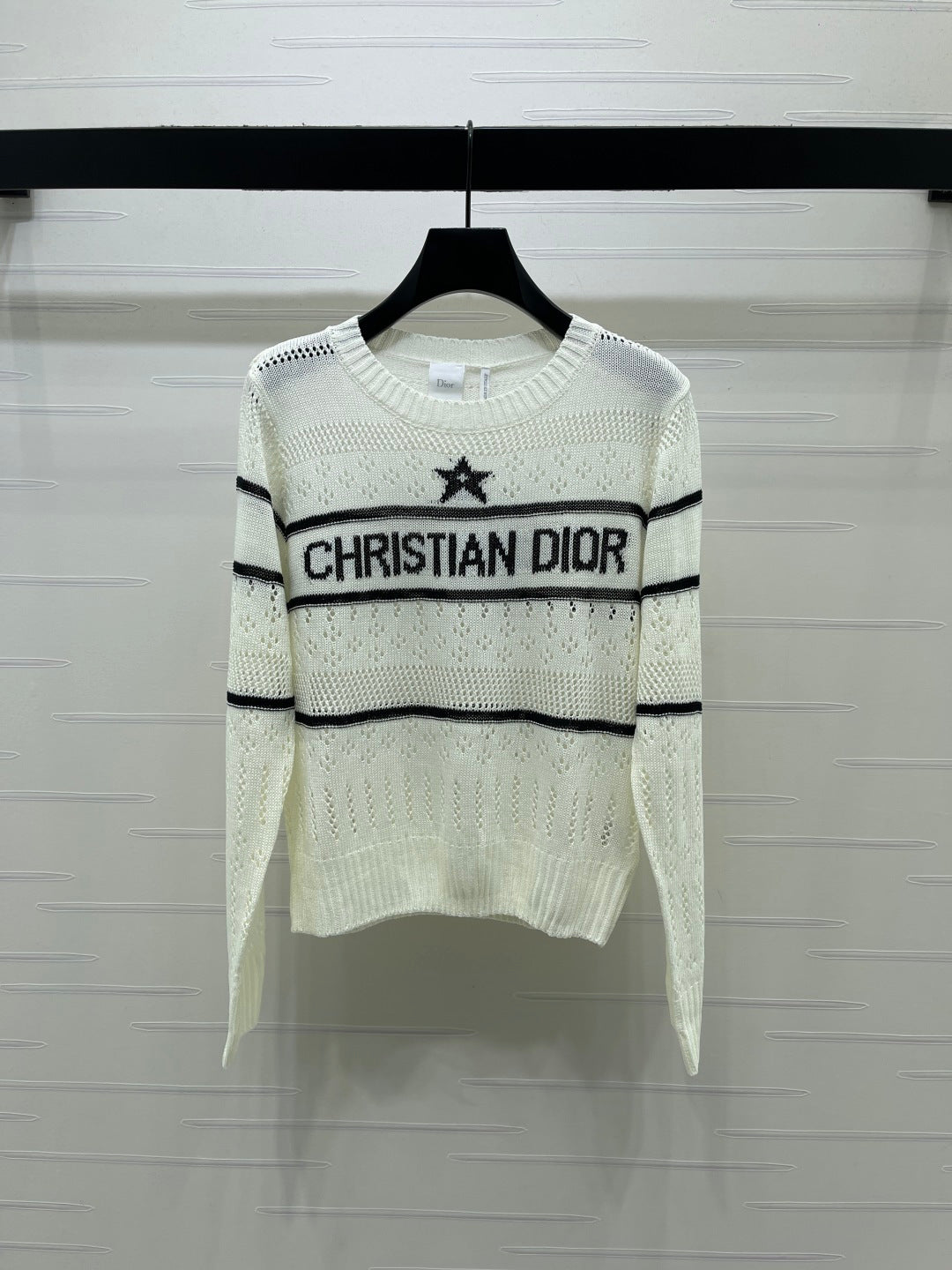 CD 26s Short-Sleeved Sweater White Wool 410778