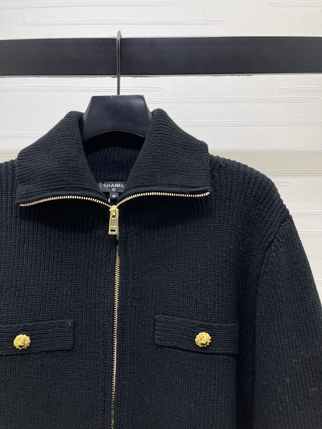 CC 26s Zip Up Cardigan Cashmere Blend Knit 439795