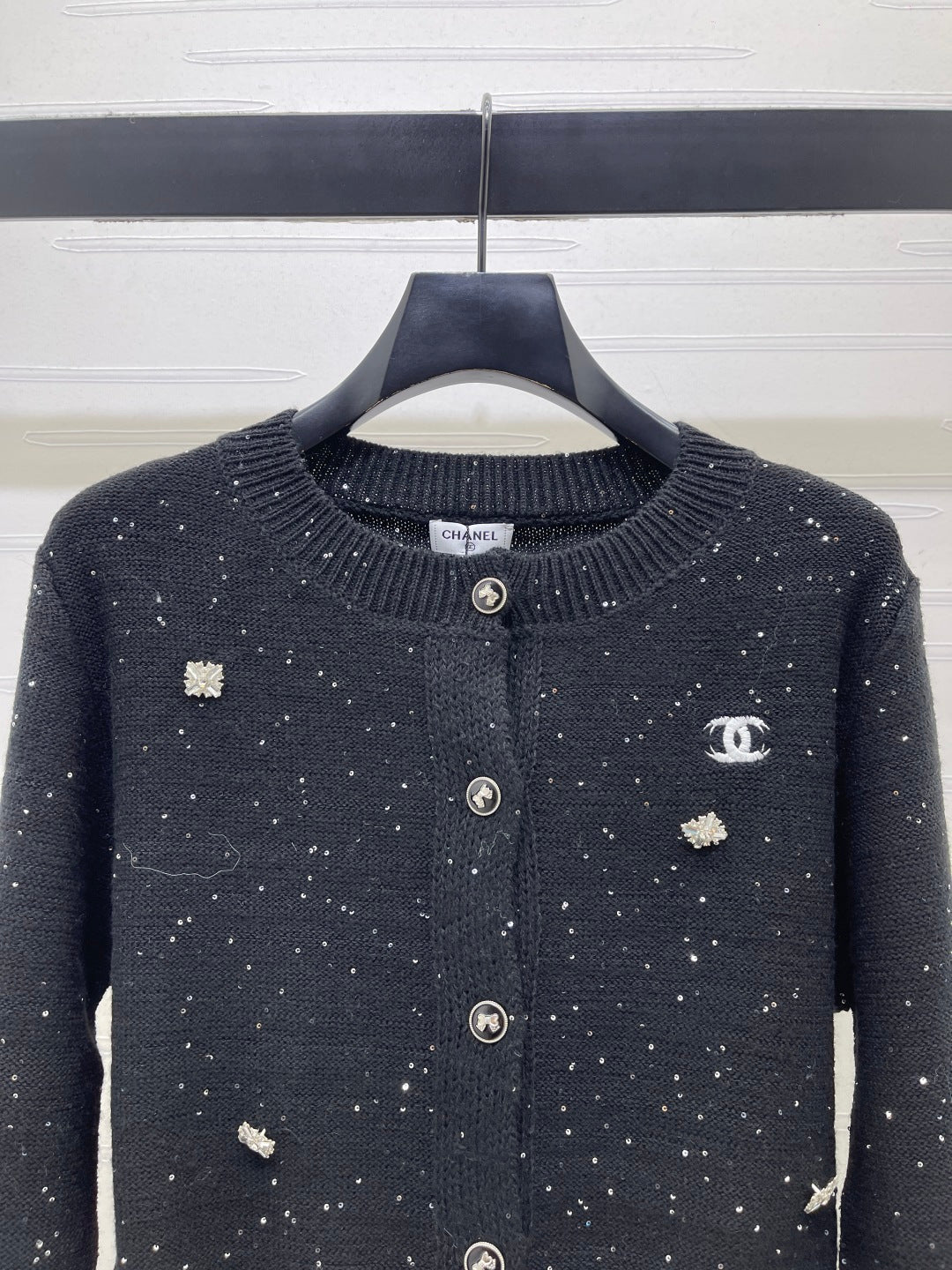 Chanel 26s Sequined Embellished Cardigan 439881