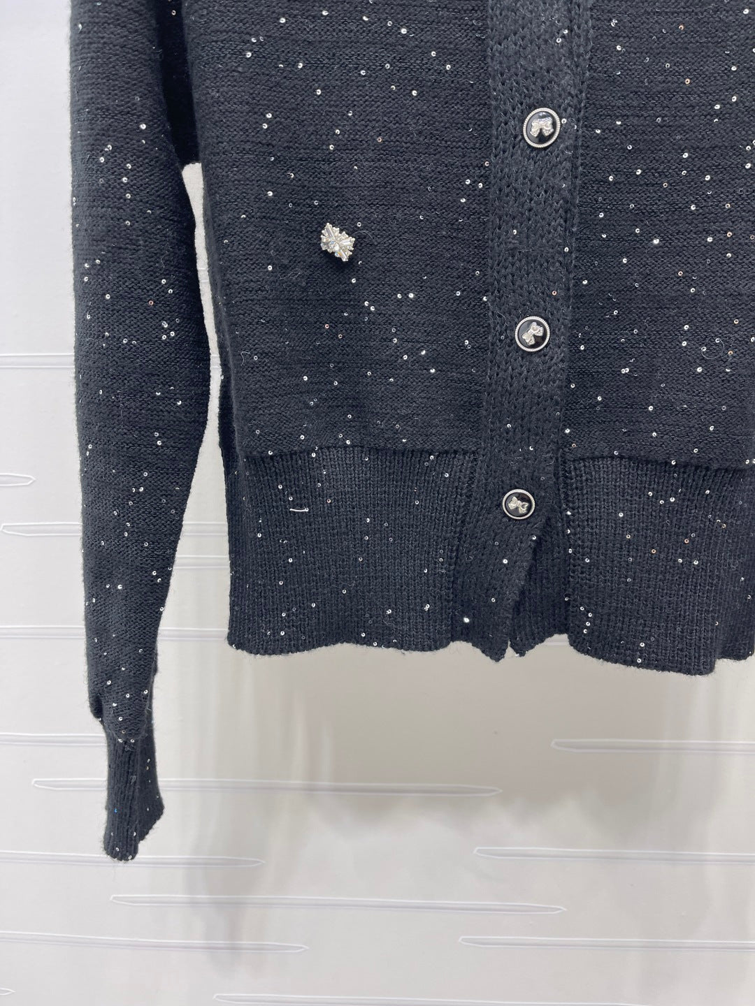 Chanel 26s Sequined Embellished Cardigan 439881