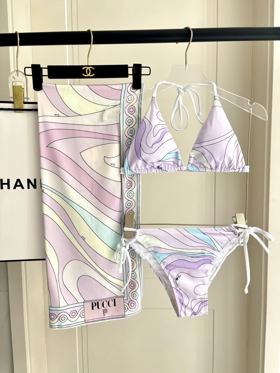 Pucci Three-Piece Bikini 339054