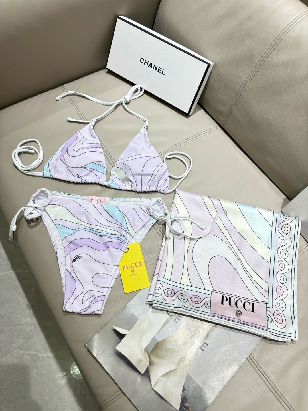 Pucci Three-Piece Bikini 339054