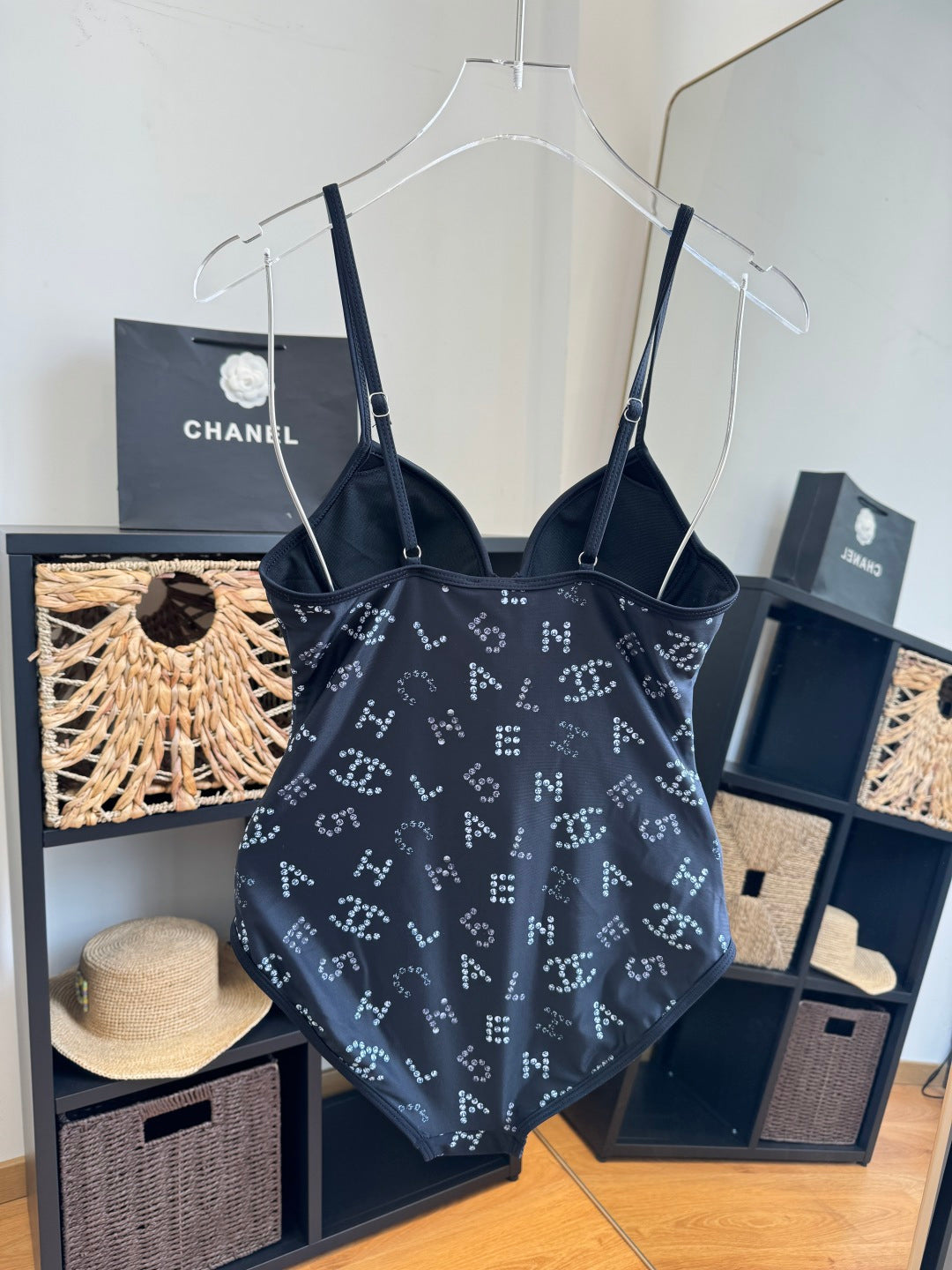 CC One-Piece Bikini Navy Blue 203033