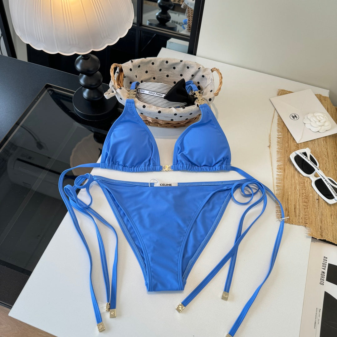 Celine Two-Piece Bikini Sky Blue 203013