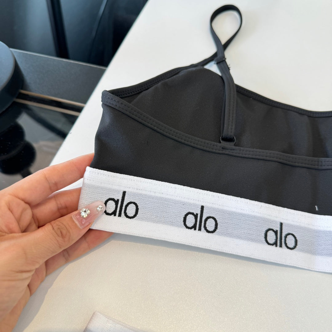 Alo 26s Two-Piece Bikini Black 201809