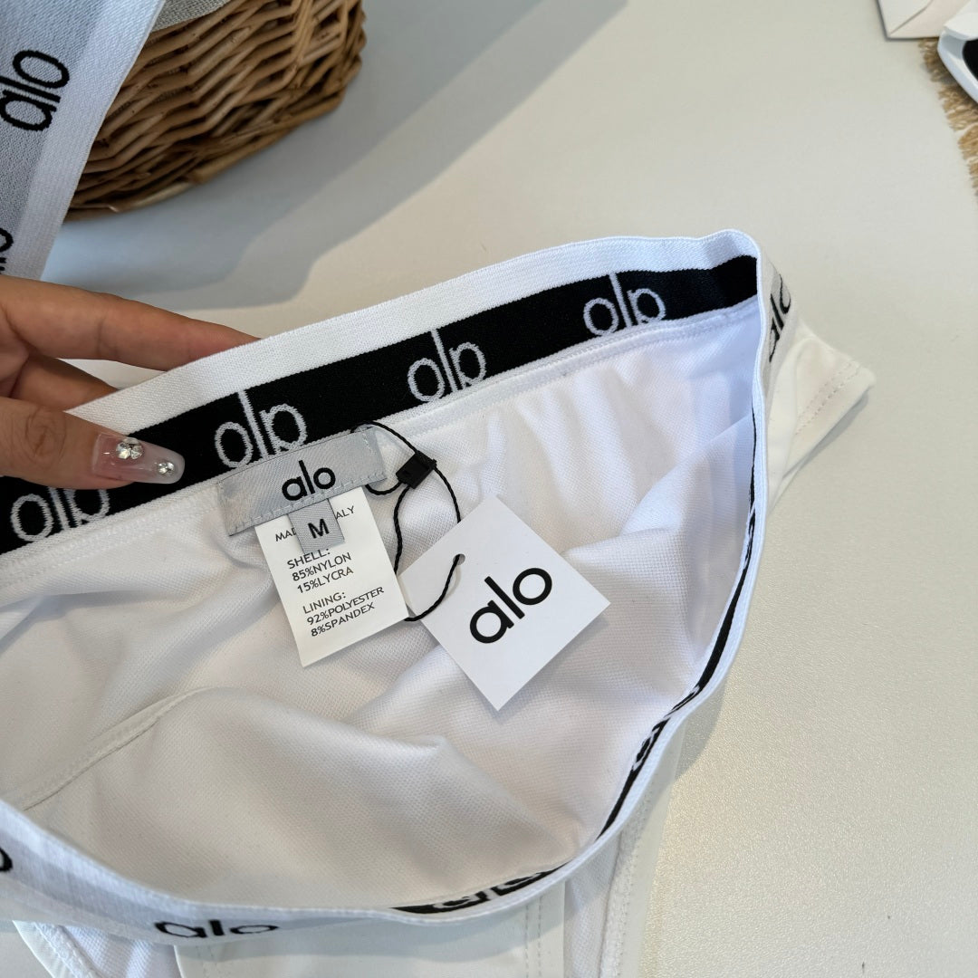 Alo 26s Two-Piece Bikini White 201810