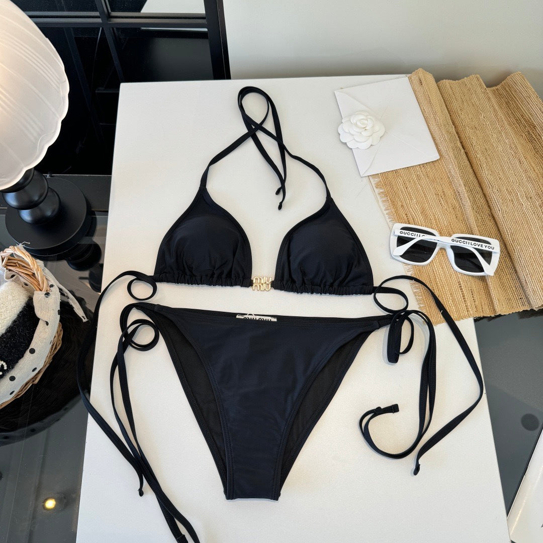 Miu Two-Piece Bikini Black 310993