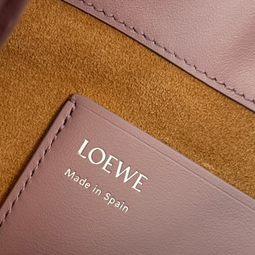 Loewe Small Pebble Hobo Light Pink Smooth Calfskin