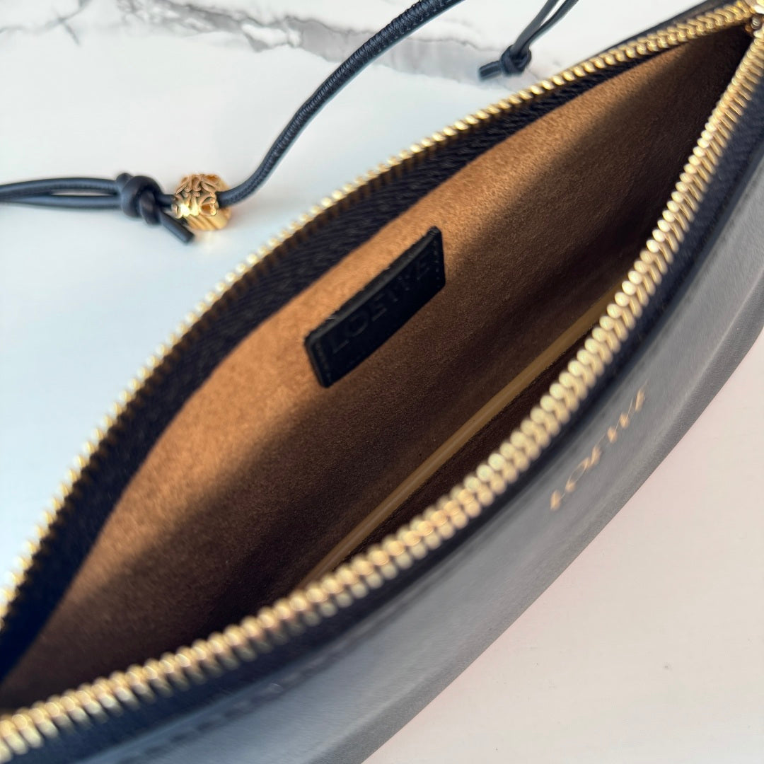 Loewe Joya Pouch Black Calfskin 289464