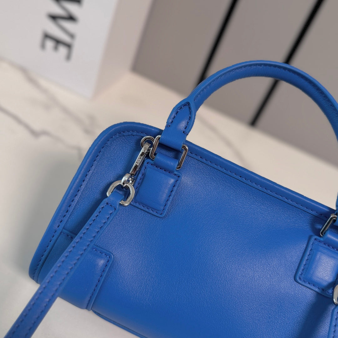 Loewe 2026 Amazona 180 Bag 20cm Blue Soft Calfskin 289399