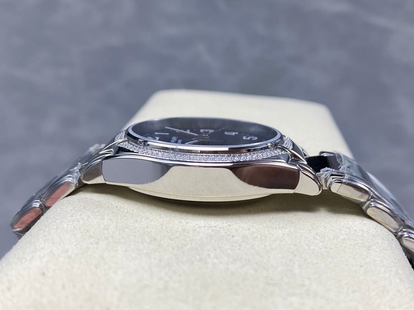 PATEK Twenty-Four 36mm Silver Blue Diamond