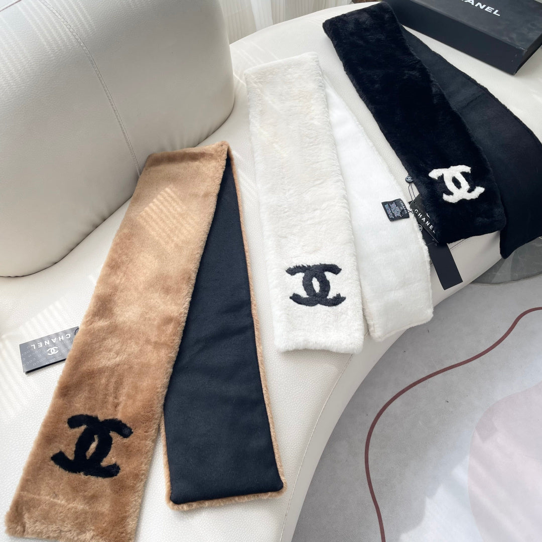 CC 25 Scarf 170cm Brown Black Fleece 968490