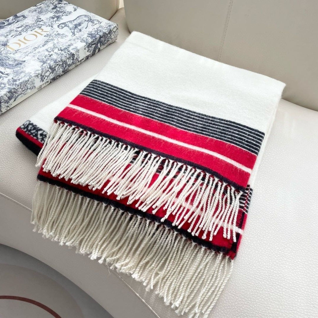 Dior 26s Scarf 140cm In Cashmere 136488