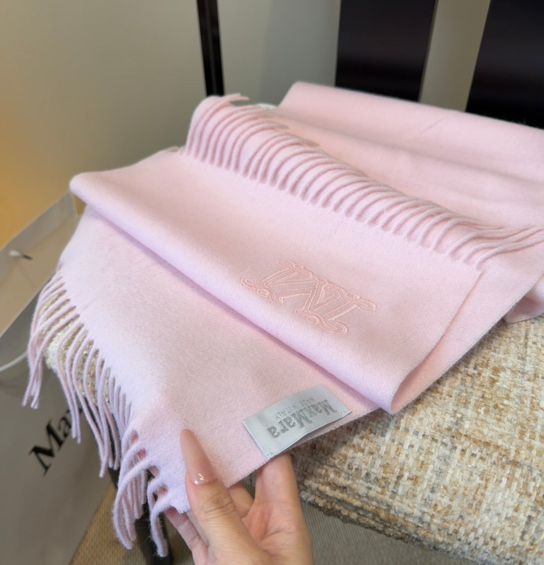 Max Mara Dalia Scarf 36*190cm Light Pink Cashmere 207630
