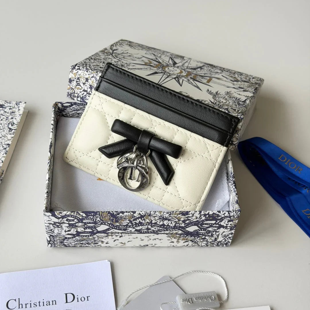 CD 2026 Freesia Card Holder Lambskin