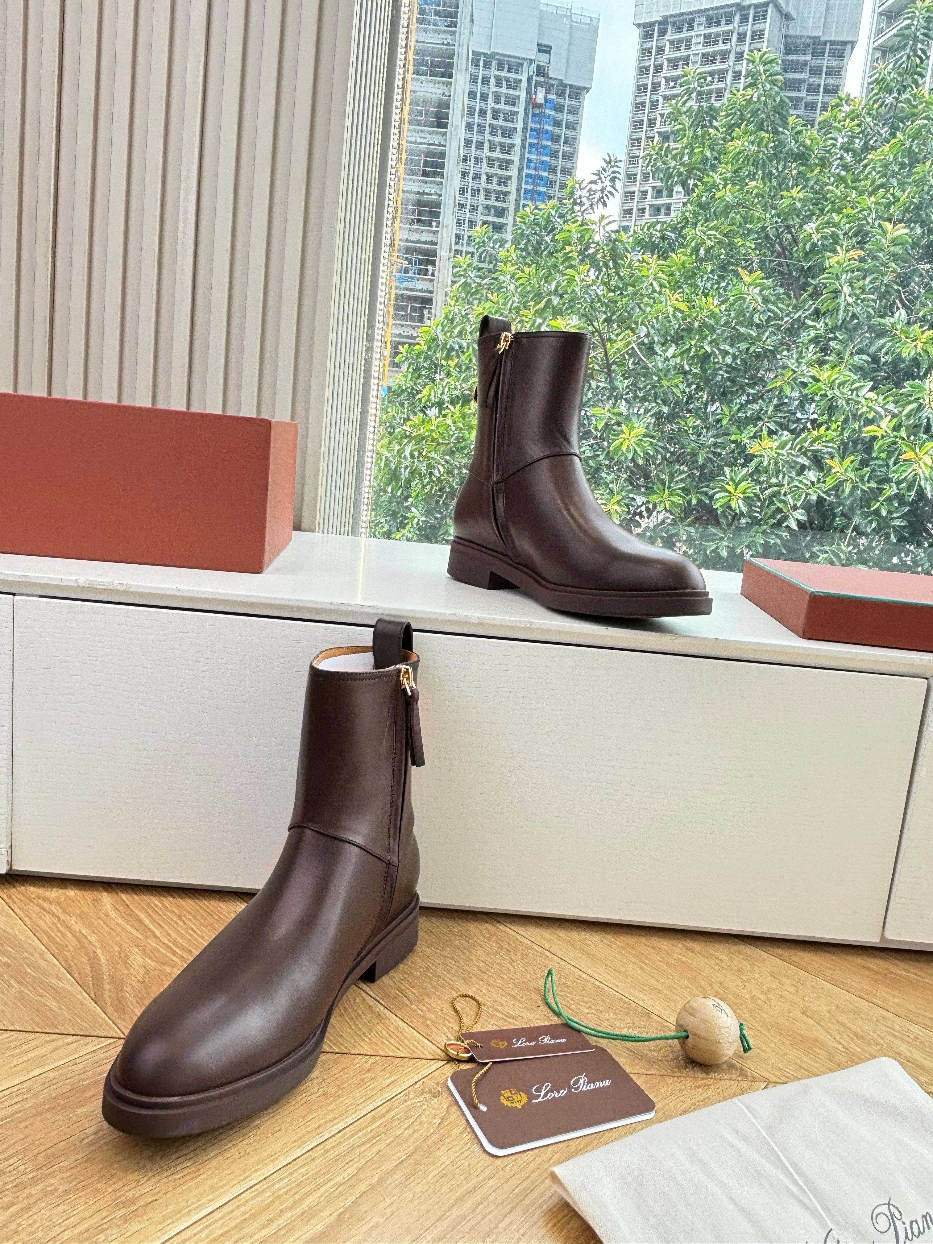 LP Kilda Ankle Boots Brown Leather 507407
