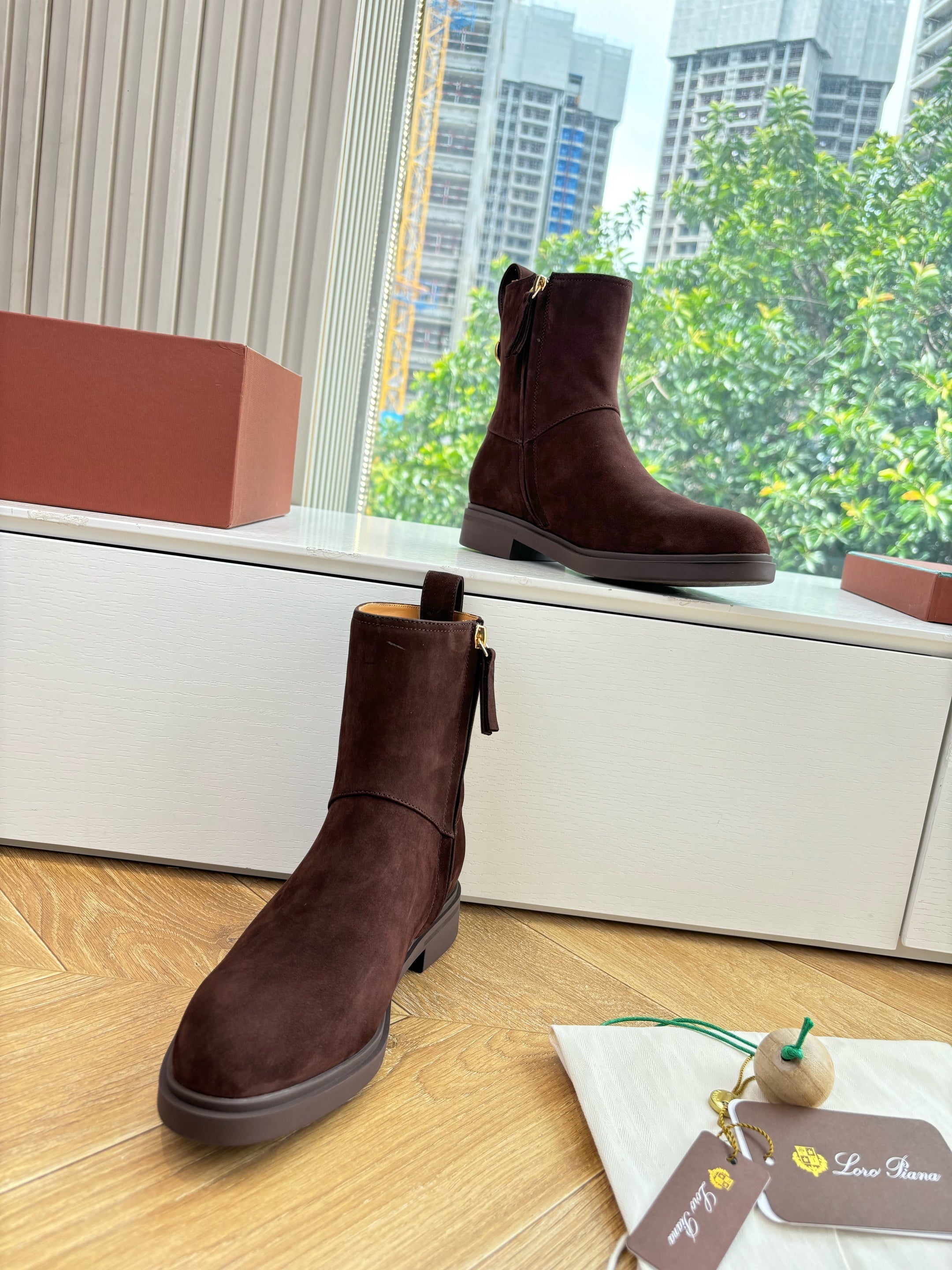 LP Kilda Ankle Boots Brown Suede 507411