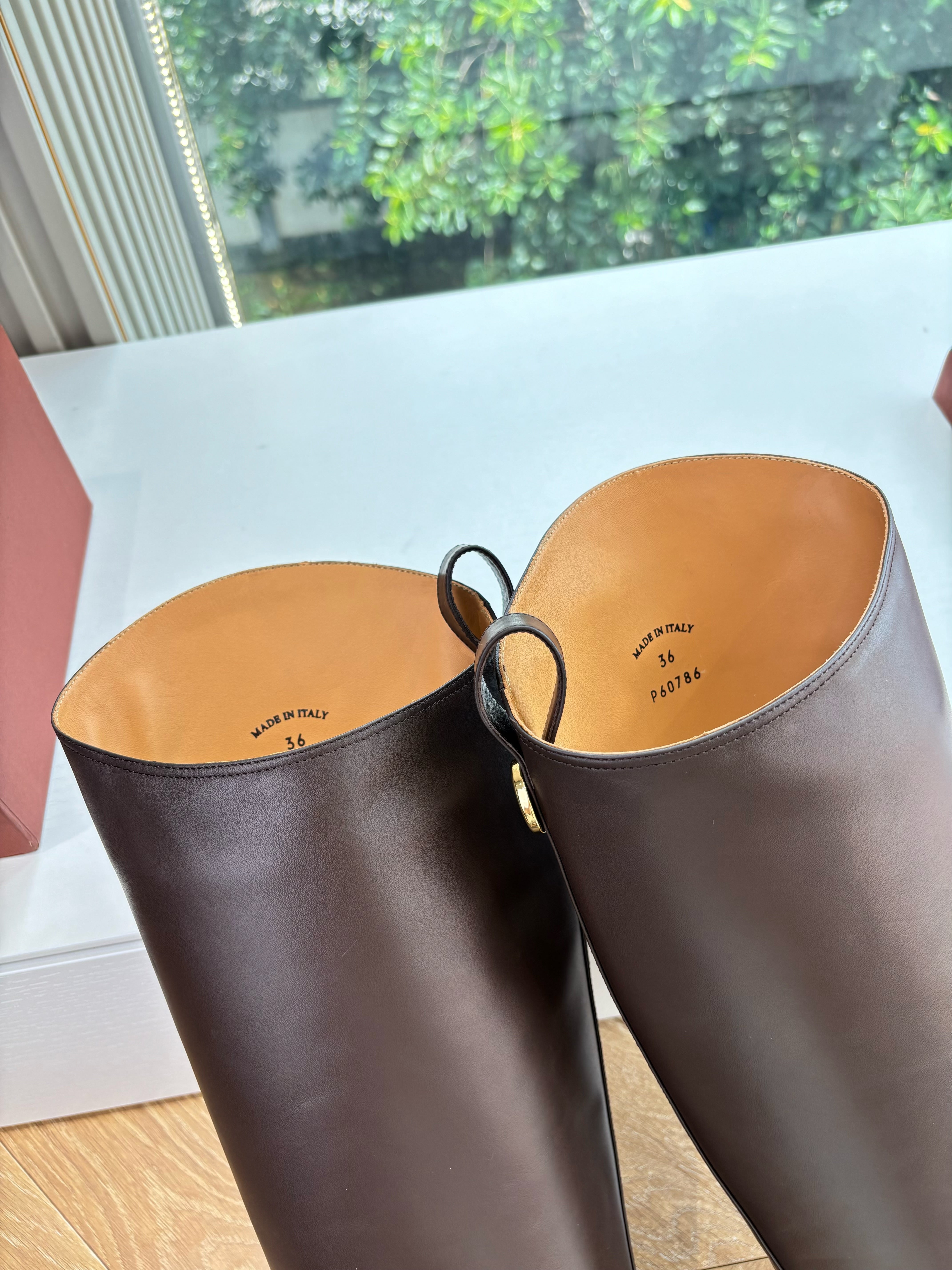 LP Kilda Knee-High Boots Brown Leather 507417