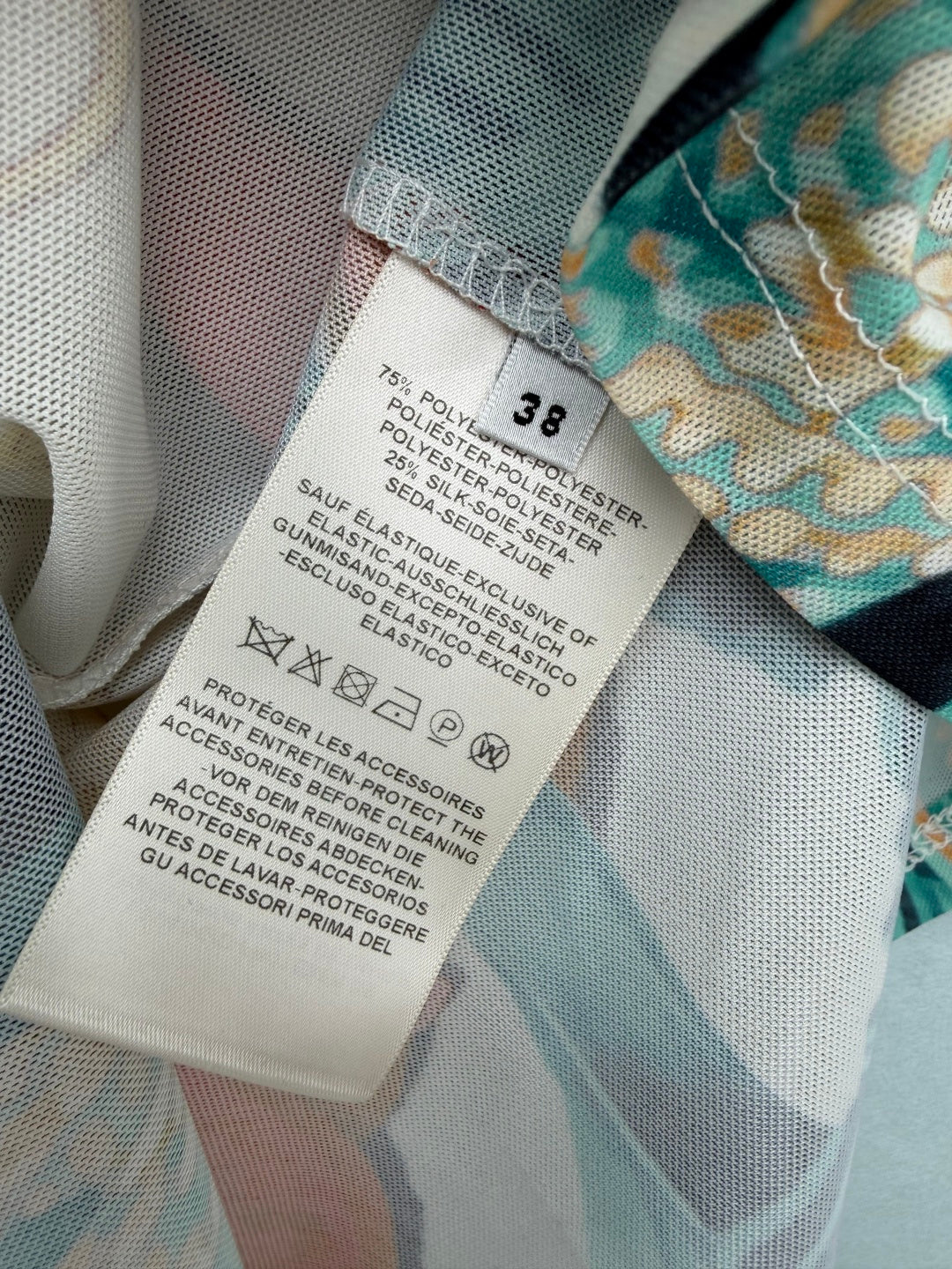 HM 26s T-Shirt Ivory Colorful Mesh 367056