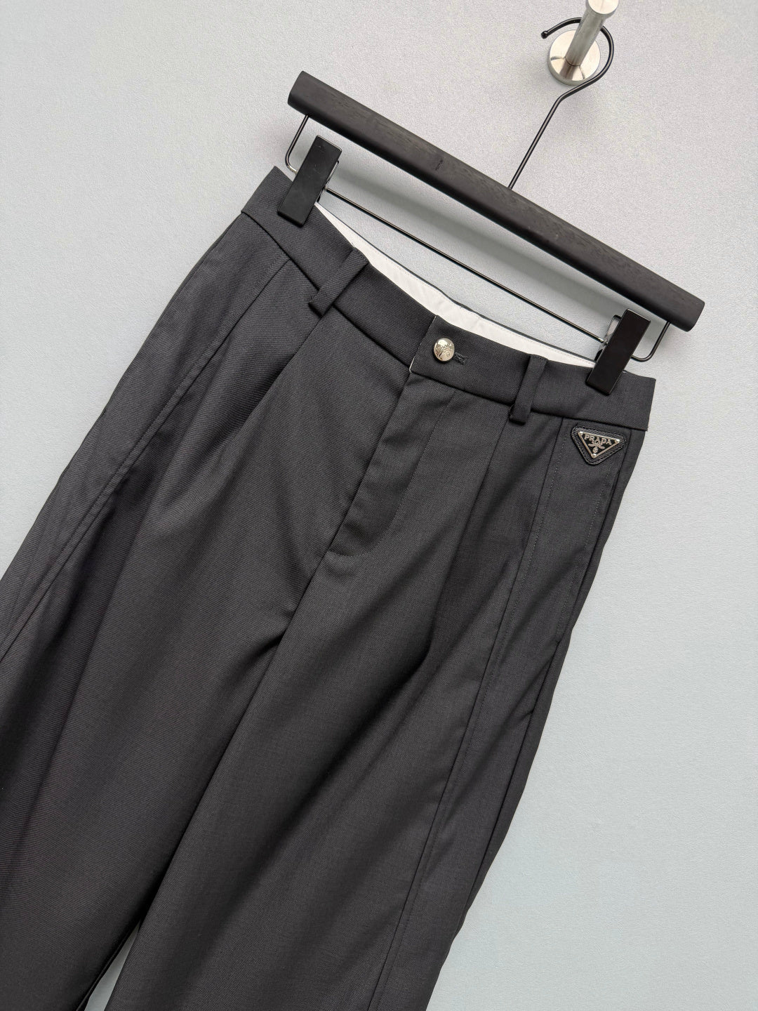 Prada 26s Wide-Leg Suit Trousers 399315