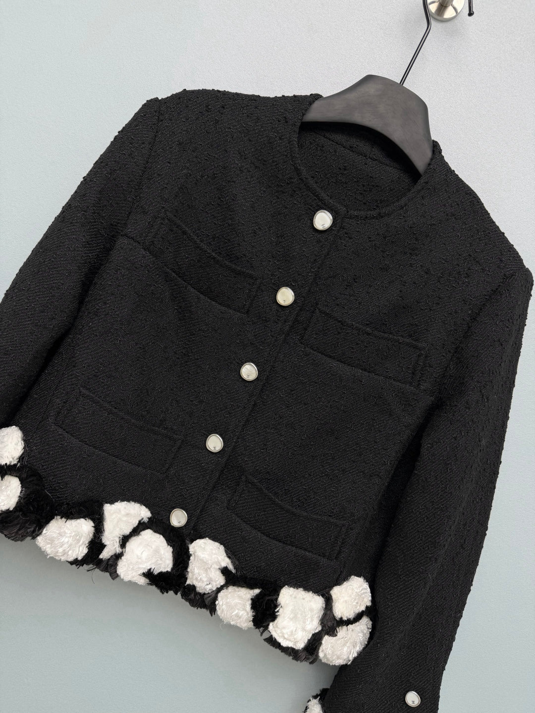 CC 26s Spring Summer 2026 Jacket Black White Cotton