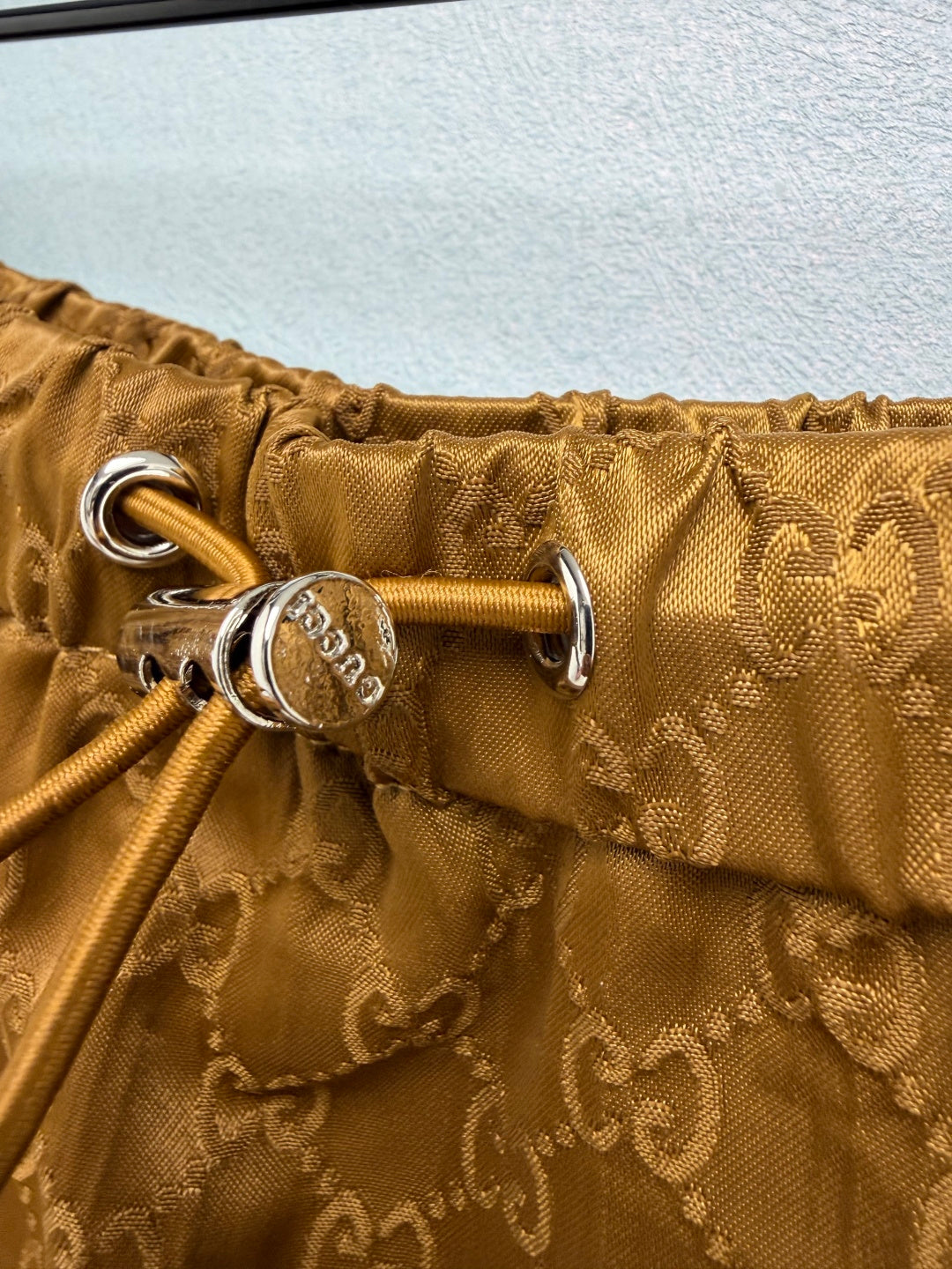 GG 26s Jacquard A-Line Mini Skirt Brown Polyester 425207