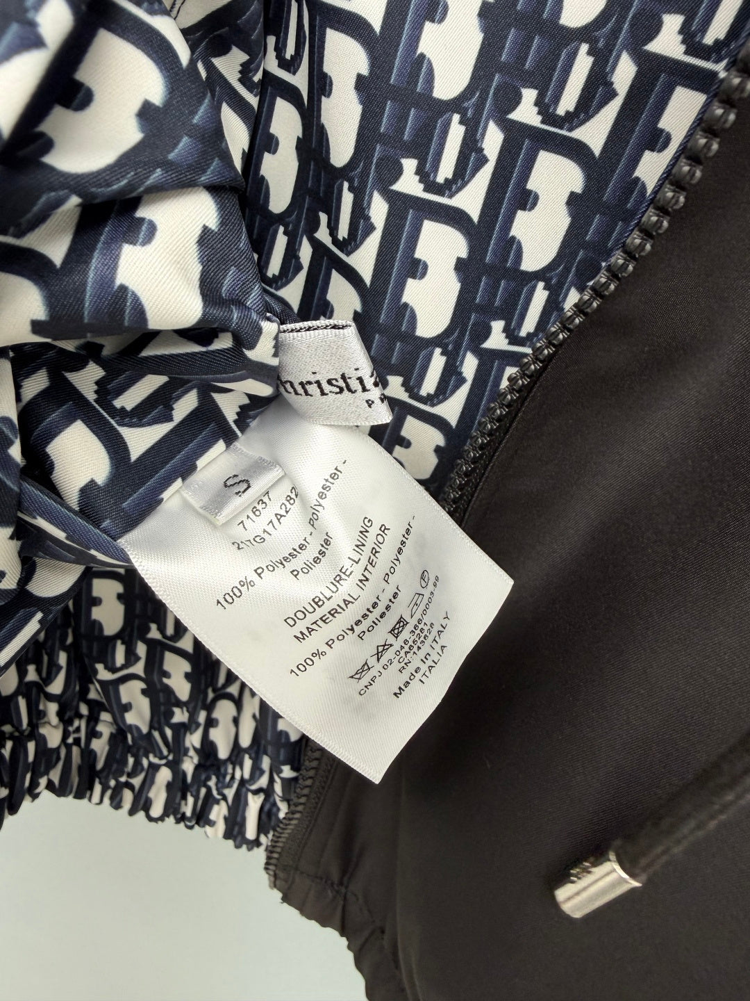 CD 26s Reversible Jacket Black White Polyester 425186