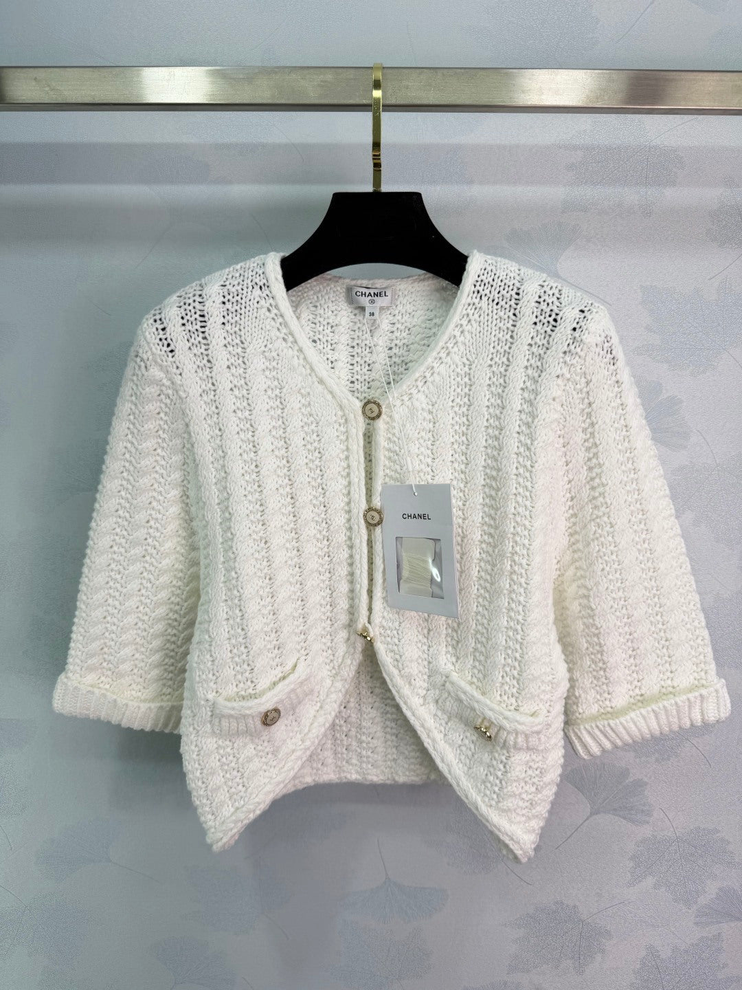 CC 26s White Knit Cardigan 345133